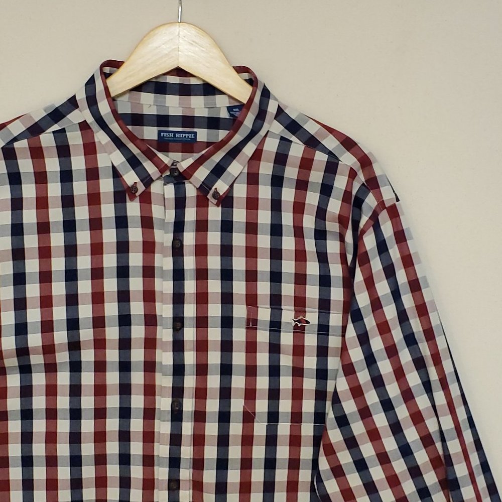 Fish Hippie Solace Collection Button Down XXL